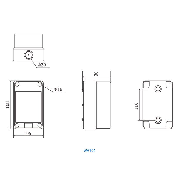 IP65 Plastic Modular Enclosure Surface Mounted-wosomelec